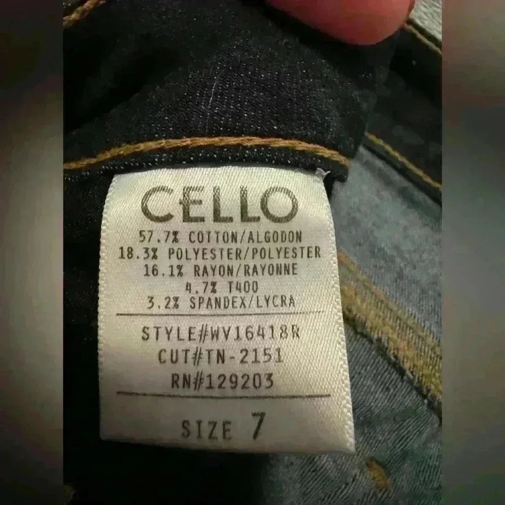 Juniors Dark Denim Cello Jeans
